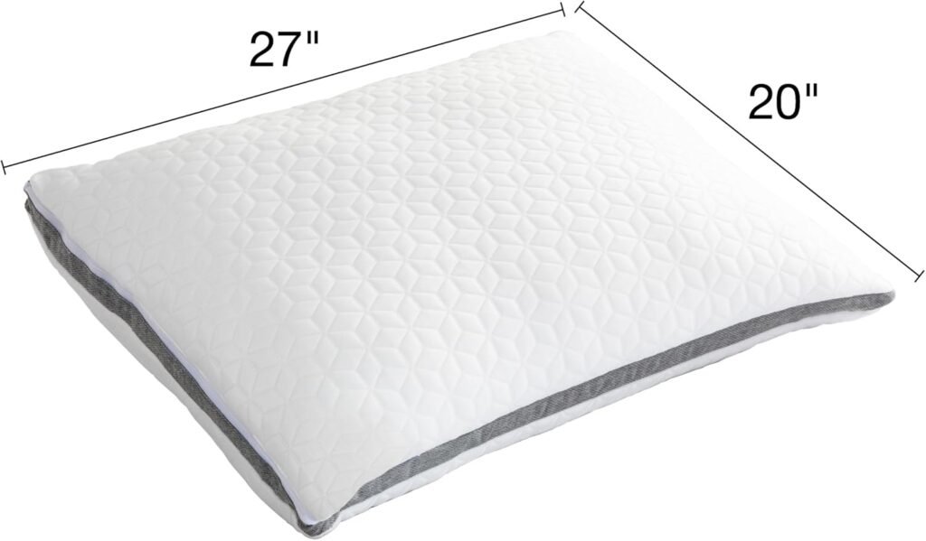 Best Pillows for Back Sleepers – The Company Store Dual Memory Foam Pillow