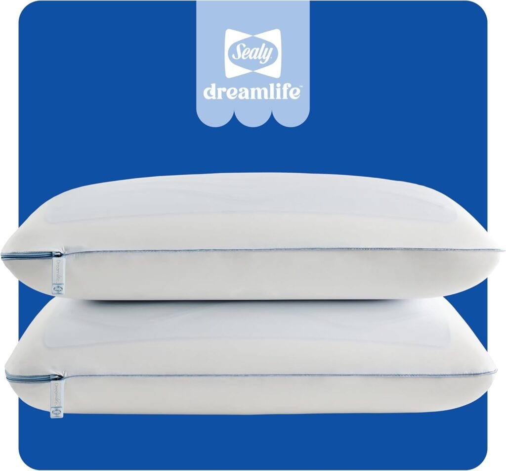 Best Memory Foam Pillows – Sealy Memory Foam Bed Pillow for Back Sleepers