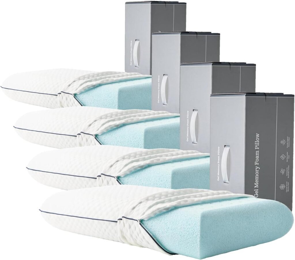 Best Memory Foam Pillows – Weekender Ventilated Gel Memory Foam Pillow for Cooling Sleep