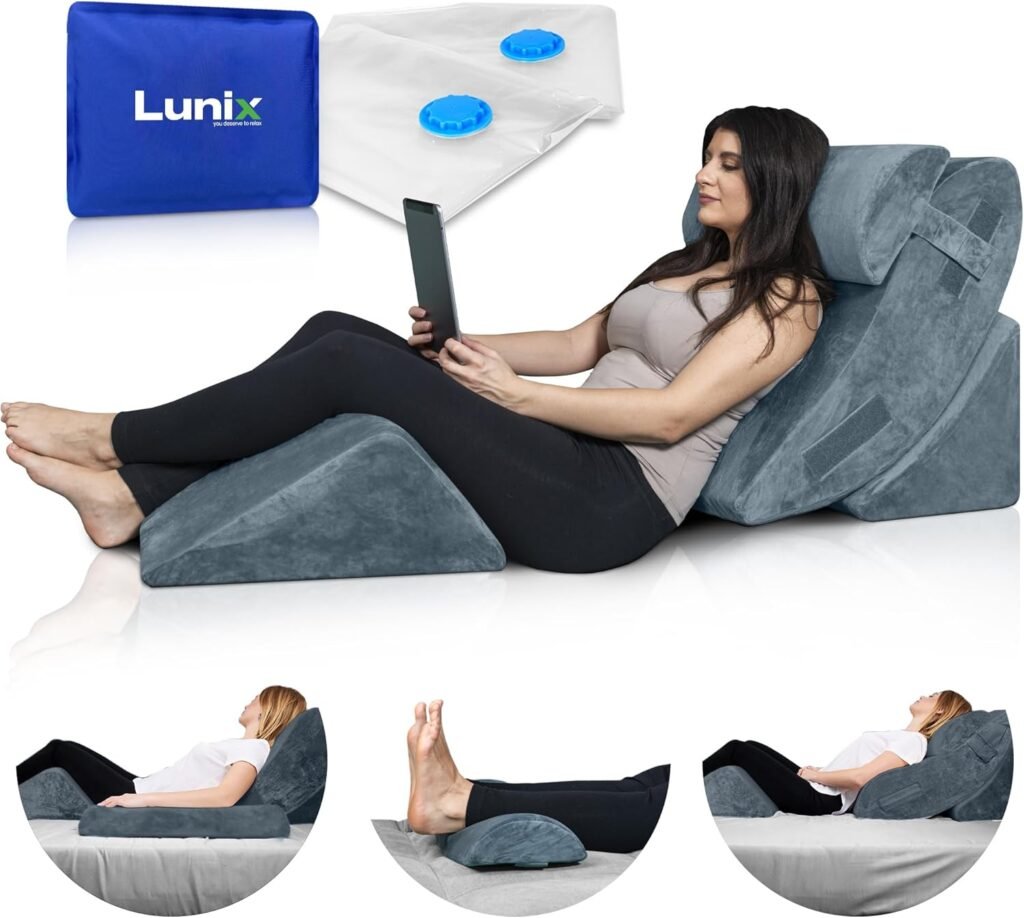 Best Pillows for Acid Reflux – Lunix LX5 Wedge Pillow
