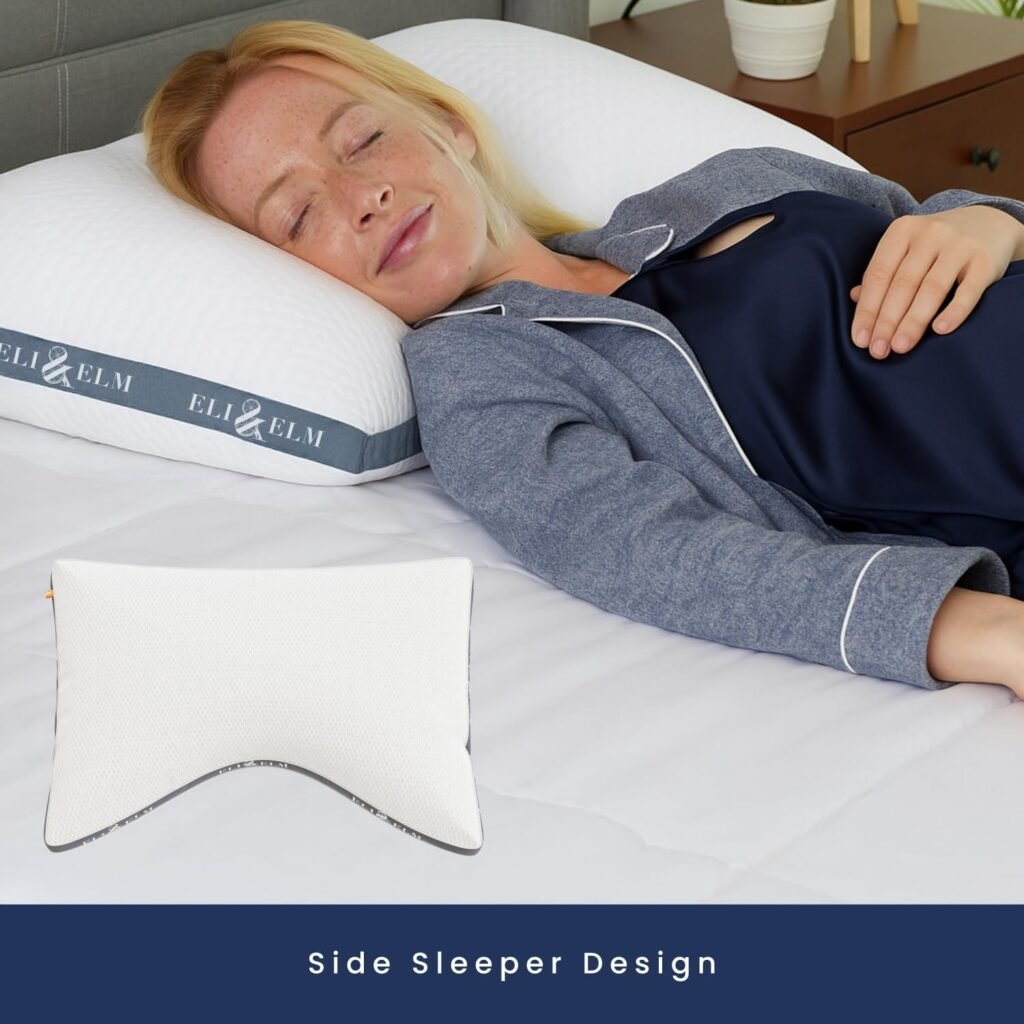 Best Pillows for Shoulder Pain – Eli & Elm Side Sleeper Pillow