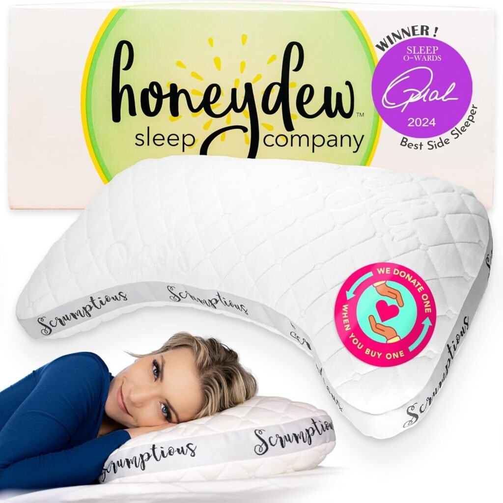 Best Pillows for TMJ Pain – Honeydew Scrumptious Side Pillow