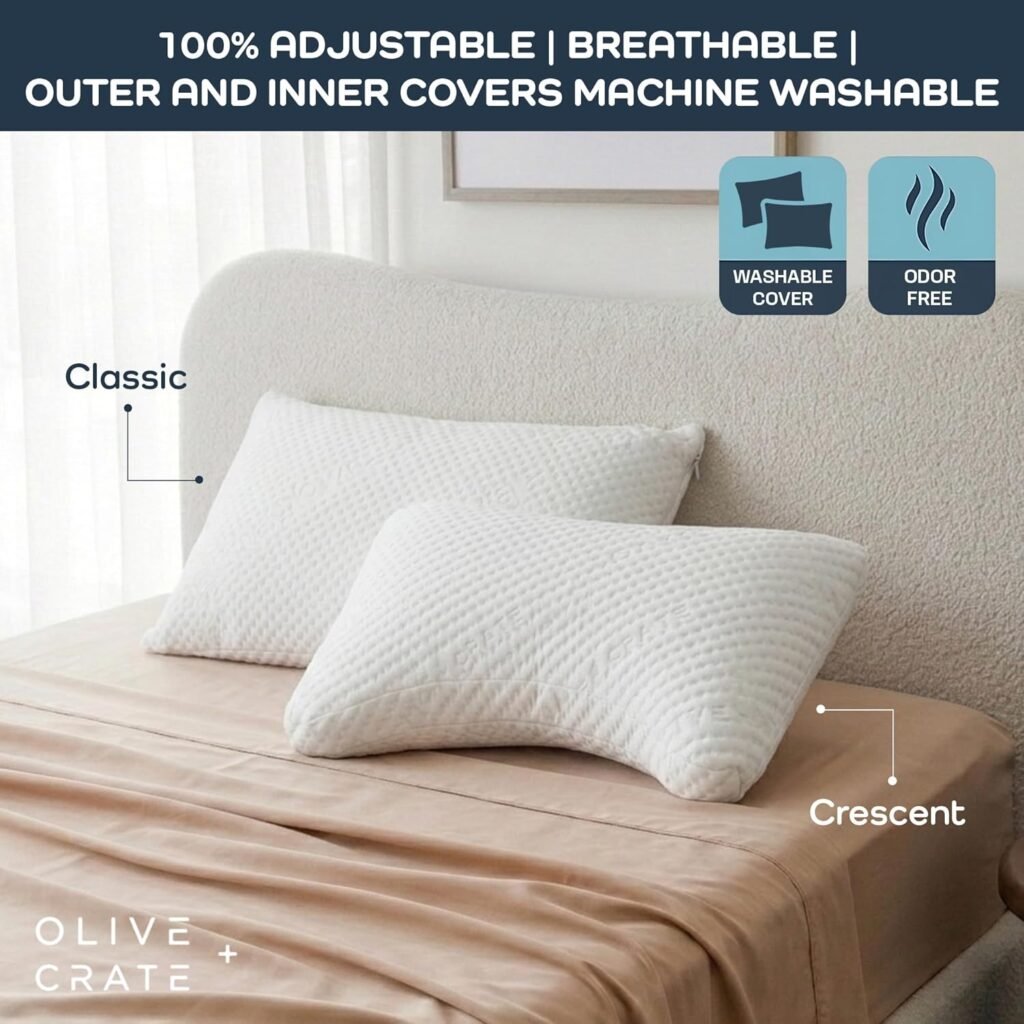 Best Pillows for Snoring – Helix GlacioTex Cooling Memory Foam Pillow