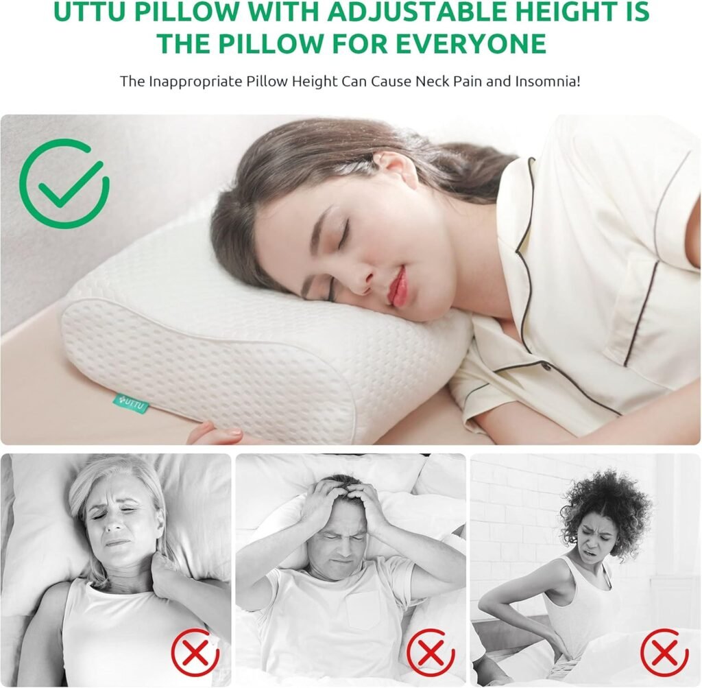 Best Cooling Pillows – UTTU Cooling Memory Foam Pillow