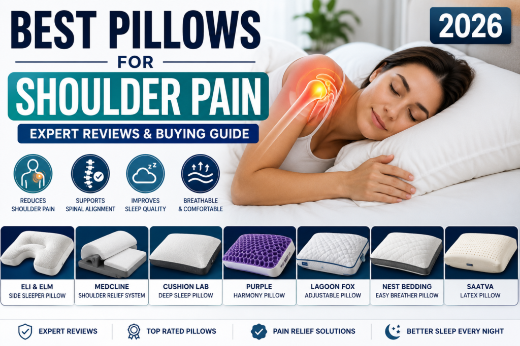 Best Pillows for Shoulder Pain in 2026 for Better Sleep and Shoulder Support