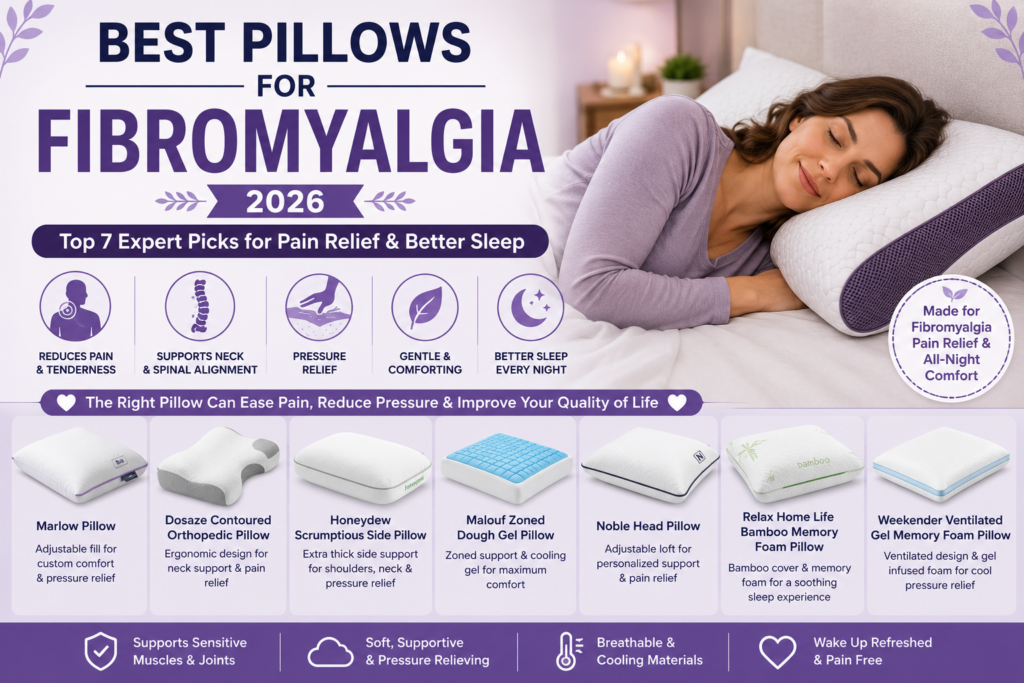 Best Pillows for Fibromyalgia Pain Relief in 2026