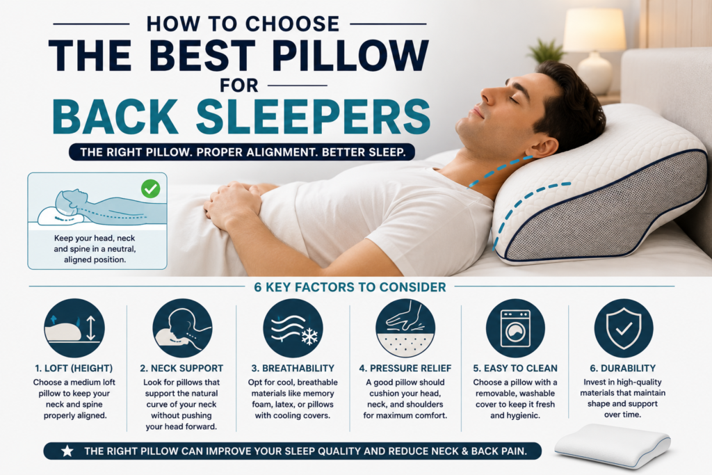 Best Pillows for Back Sleepers Buying Guide
